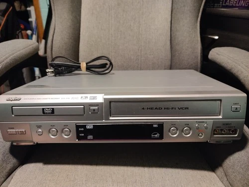 Sanyo DVW-6100 DVD/VCR Combo Player Tested Works N