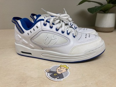 Mens Es Shoes Creager Skate Shoes Size 9.5 White Blue
