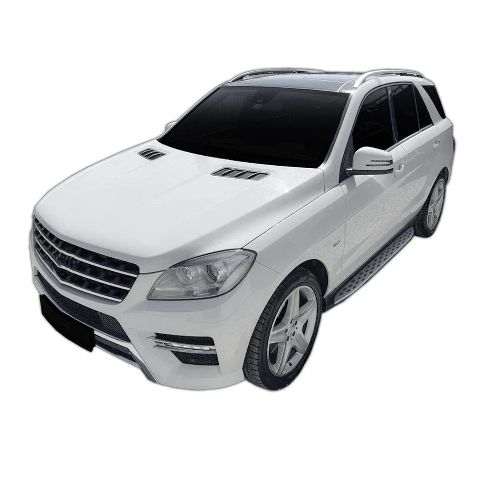 Marche-Pieds Latéraux Aluminium Pour Mercedes ML W166 2011-2019/GLE 2015-2019 - Photo 3/4