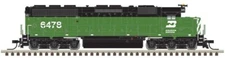40005586 N-Scale Atlas EMD SD45 Low Nose - Sound and DCC Burlington Northern