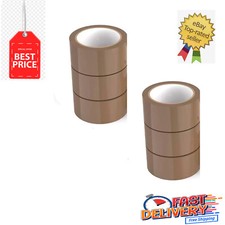 BROWN PACKING PARCEL TAPE BROWN 48MM X 66M PACKAGING BOX SEALING STRONG LONG