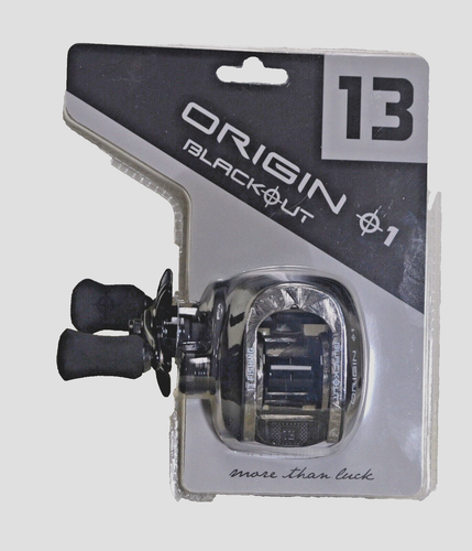 13 Fishing Origin 01 Blackout Left Hand Low Profile Baitcasting Reel - NEW NIP