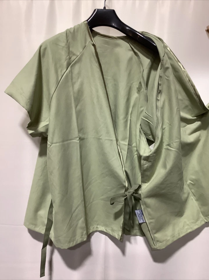 Health Care Mammography Jacket Top Lot of 6 Green Comfort cape gown Image NEW - Image 4 of 4