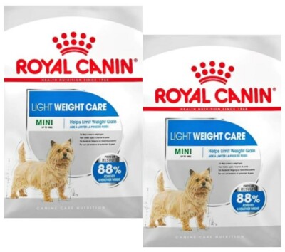 2 x 3 kg Royal Canin Mini Light Weight Care (  8,83/kg)  für kleine Hunde