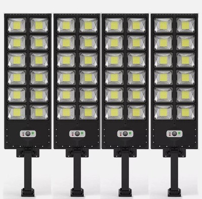 Commercial Solar Street Flood Light LED Lamp Outdoor Area Dusk-To-Dawn Wall Lamp