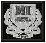 MILITARY INSTRUCTOR BADGE - EMBROIDERED MILITARY BIKER PATCH - Photo 1/2