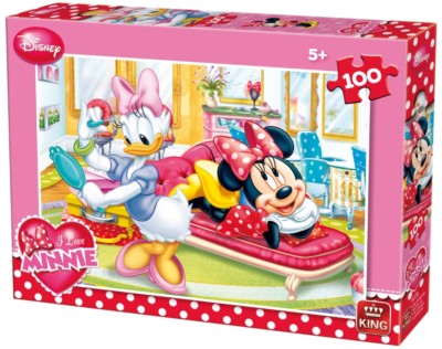KING puzzle 100 pièces DISNEY Minnie et Daisy - 5+ NEUF | eBay