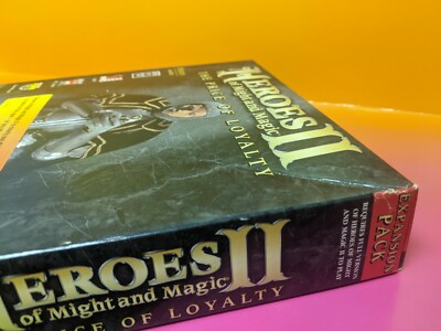 ヒーローズ オブ マイト&マジック2 エキスパンションキット Heroes of Might and Magic II The Price of Loyalty PC Big Box Cib