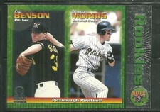 1999 PACIFIC BASEBALL KRIS BENSON/ WARREN MORRIS PIRATE ROOKIES #191