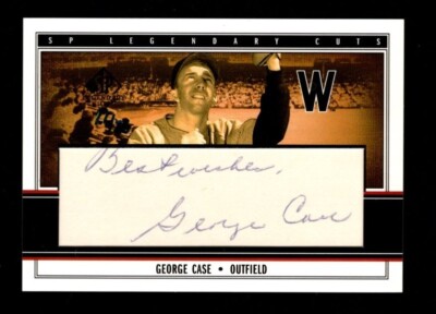 2002 Legendary Cuts SP Auto Autograph George Case 22/35 | eBay