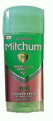 Mitchum Women Antiperspirant Deodorant Gel Powder Fresh 3.4oz 48 Hour New
