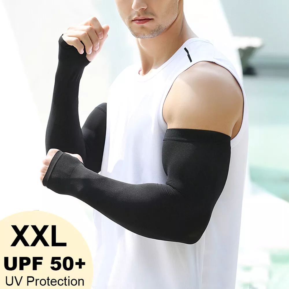 Arm Sleeves UV Cooling Sleeves Arm Cover Sun Protection For Men