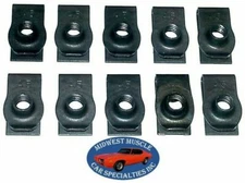 Body Fender Frame 1/4-20 Bolts U Clips J Nuts Fits Chrysler Dodge Plymouth 10p D