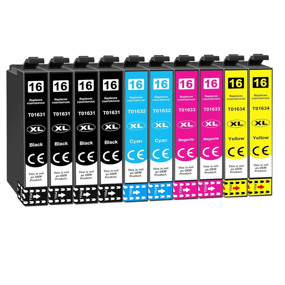 16XL Druckerpatronen Kompatibel für Epson 16 XL Patronen WF-2760 WF-2630 WF-2510 - Bild 2 von 4