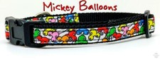 Mouse cat or small dog collar Disney 1/2" wide adjustable handmade