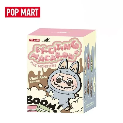 Autentico POP MART Labubu The Monsters Ecciting Macaron Peluche Giocattoli Confermati - Foto 11 di 30