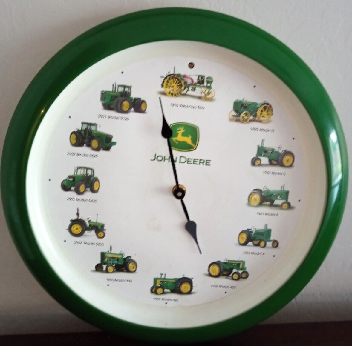 John Deere Wall Clock with Tractor Sounds / Needs Repair eBay