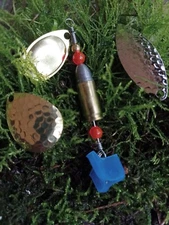 9mm Mike’s Bullet Brass, bullet fishing lure, changeable spinner blade