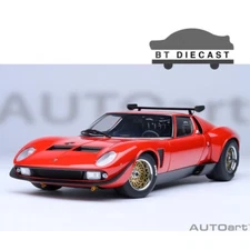 AUTOart LAMBORGHINI MIURA SVR 1/18 MODEL CAR RED 79171