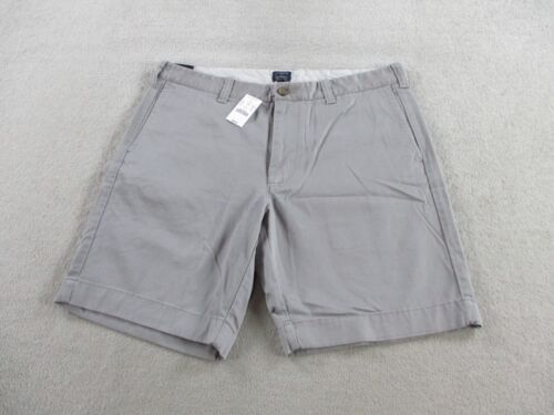 NEW J Crew Shorts Mens 34 Gray Gramercy Chino 9" Preppy Beach Casual Golf Cotton