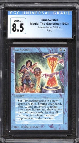MTG Magic Gathering International Edition Timetwister CGC 8.5 Blue Label IE CE