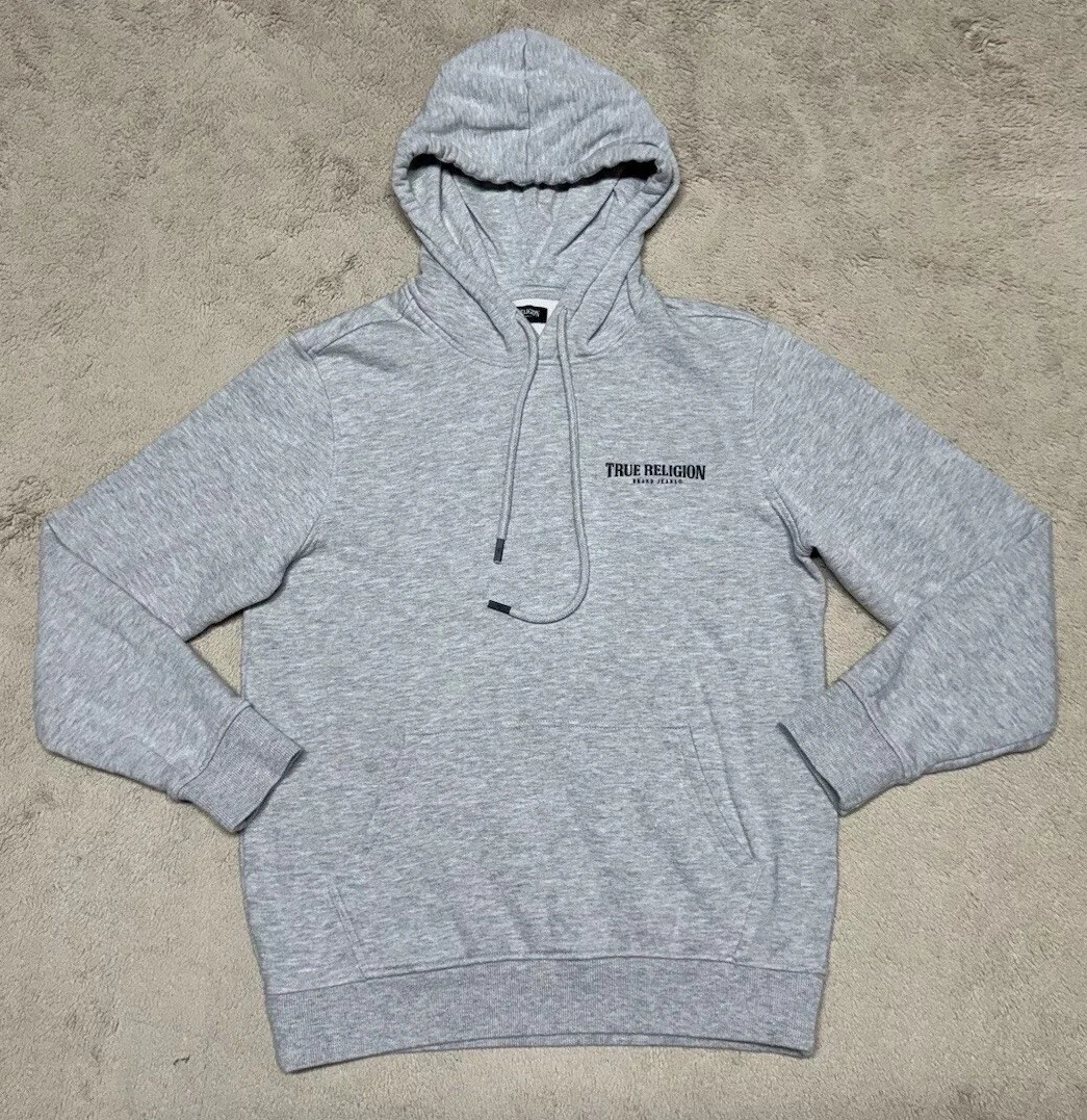 True Religion Hoodie Sweatshirt Mens Small Gray Long Sleeve Designer Casual
Opens in a new window or