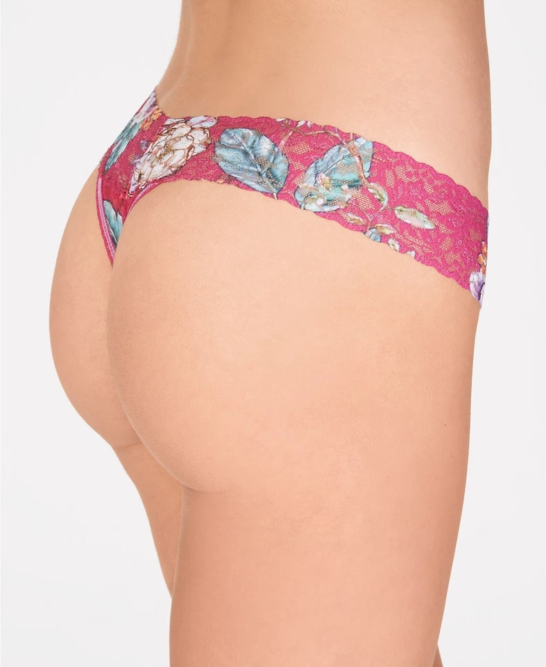 Hanky Panky Womens 186260 Floral Low Rise Thong Multi Underwear Size One Size - Image 2 of 3