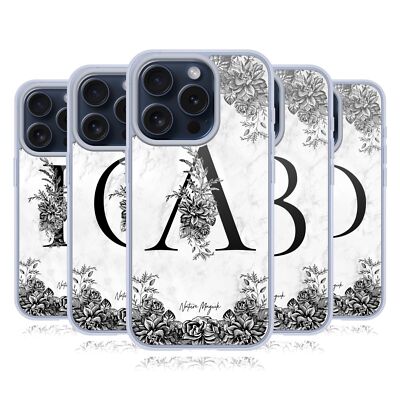 NATURE MAGICK B&W MARMOR MONOGRAMM 1 GELHÜLLE KOMPATIBEL MIT iPHONE & MAGSAFE