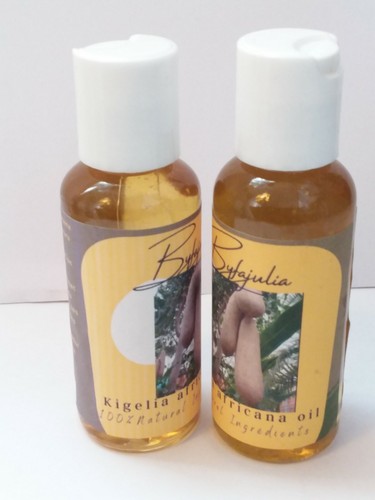 HUILE de Kigelia Africana Extra Vierge Volume Fesses Hanches Poitrine 1 Litres - Picture 2 of 6