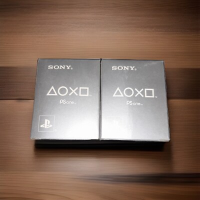 2 Sony PlayStation One 1 PS1 Memory Card Light Gray SCPH-1020 Brand New