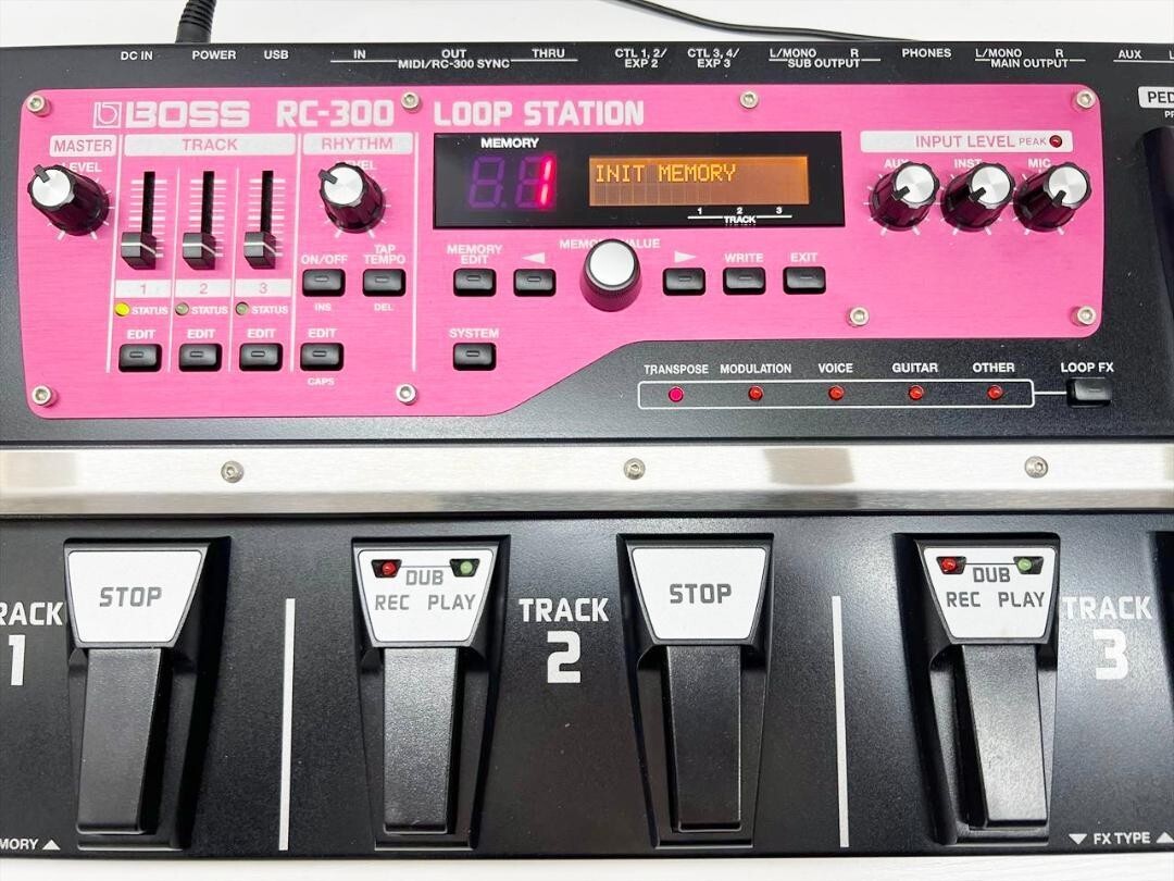 BOSS RC-300 Effector Loop Station Looper Guitar Effect Pedal BOSS RC-300 Effector Loop Station Looper Guitar Effect Pedal