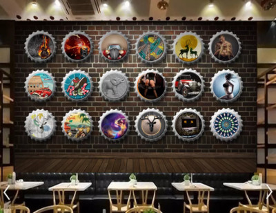 3D Creative Painting ZHUA28455 Wallpaper Wall Murals Removable Self-adhesive Ann