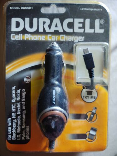 Duracell Cell Phone Vehicle Car Charger - Samsung LG Android Blackberry - Afbeelding 1 van 6