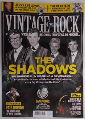 Vintage Rock Magazin Juni/Juli 2025 The Shadows, Fats Domino, Jerry Lee Lewis
