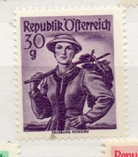 Austria 1948 Early Issue Fine Mint Hinged 30g. NW-261282