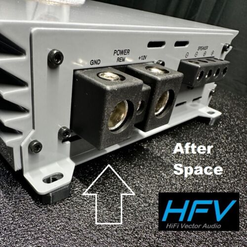espaciadores de montaje amplificador de audio para coche para una mejor refrigeración funciona con Hifonics Skar - Imagen 3 de 6