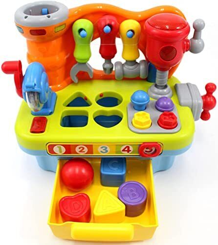 Toys for 2 Year Old Boy, Kids Tool Bench Toys for 1 Year Old Boys Musical - Picture 1 of 5