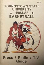 1984-85 Youngtown State University Basketball Press /Radio / T.V. Media Guide