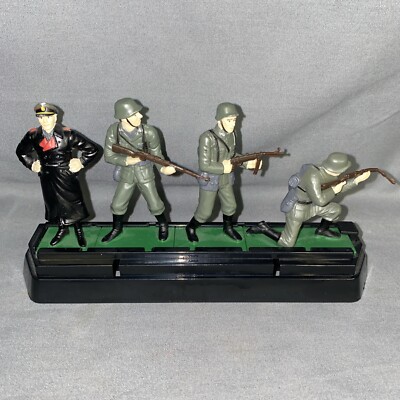Blue Box  Die Cast  German Soldiers, 2 1/2'' Tall Vintage