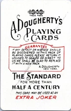 Single Swap Playing Card- 1931  A Daugherty Ad Insert Card - Vermont Senate