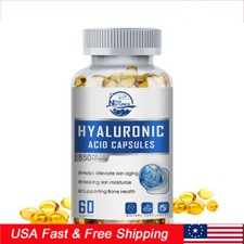 Hyaluronic Acid Capsules  850 mg  60 Count  Non-GMO  by NATURE'S LIVE