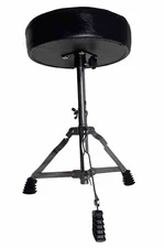 Drum throne Padded seat stool 10” x  2.75”Adjustable Up To 23” Open Box