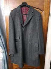 Autograph M&S Wool Moon Fabric Yorkshire Tweed Overcome Size Xl Grey