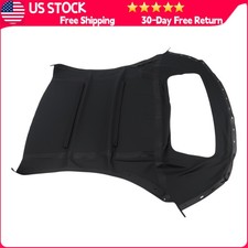 For 1994-2004 Ford Mustang Soft Top W Window Plastic Convertible Black