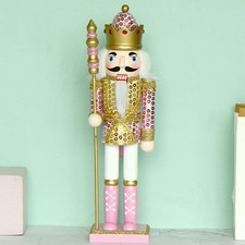 30cm Nutcracker Soldier Figurine Decorative Puppet Toy Gift Nutcracker Puppet