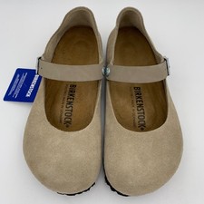 Birkenstock New w/ Box Mantova Taupe Saude Leather Regular - Select Size