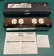 Oyaide MTB-4 Power Strip Nickel & Chrome Plating 4 Mouth Brass Chassis