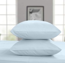 Threadmill Pillow Cases Standard Size Set 2 500 Thread Count Sateen Weave Ultra