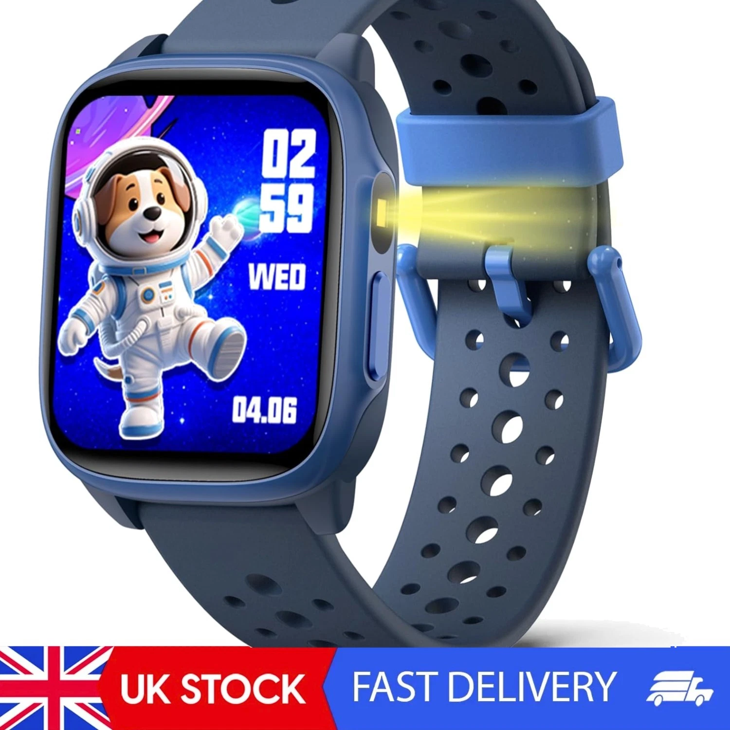 Youth Smart Watch for Kids Boys Girls - 1.5" Fitness & Sleep Tracker, Waterproof