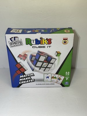 Spin Master Rubik's Cube It 2-Player 3D Puzzle Sequence Game NEW